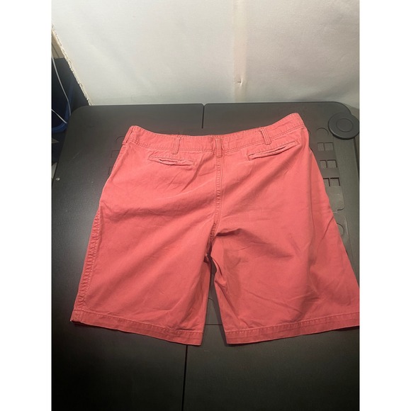Urban Pipeline Mens 40 Red Casual Chino Shorts Cotton Blend Flat Front - Picture 2 of 6